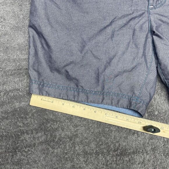 Robert Graham Oceanview Lined Bathing Suit Trunks Snap Drawstring 36 Surf Swim - Picture 7 of 9